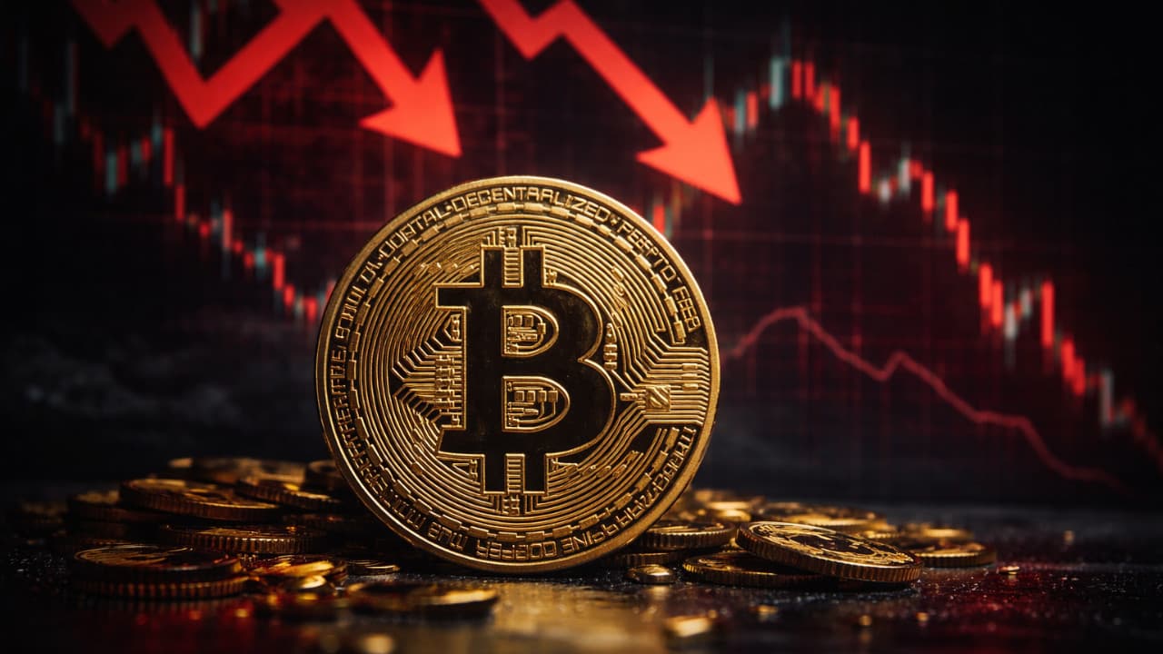 Bitcoin'de bir saatte sert düşüş: 200 milyon dolar silindi