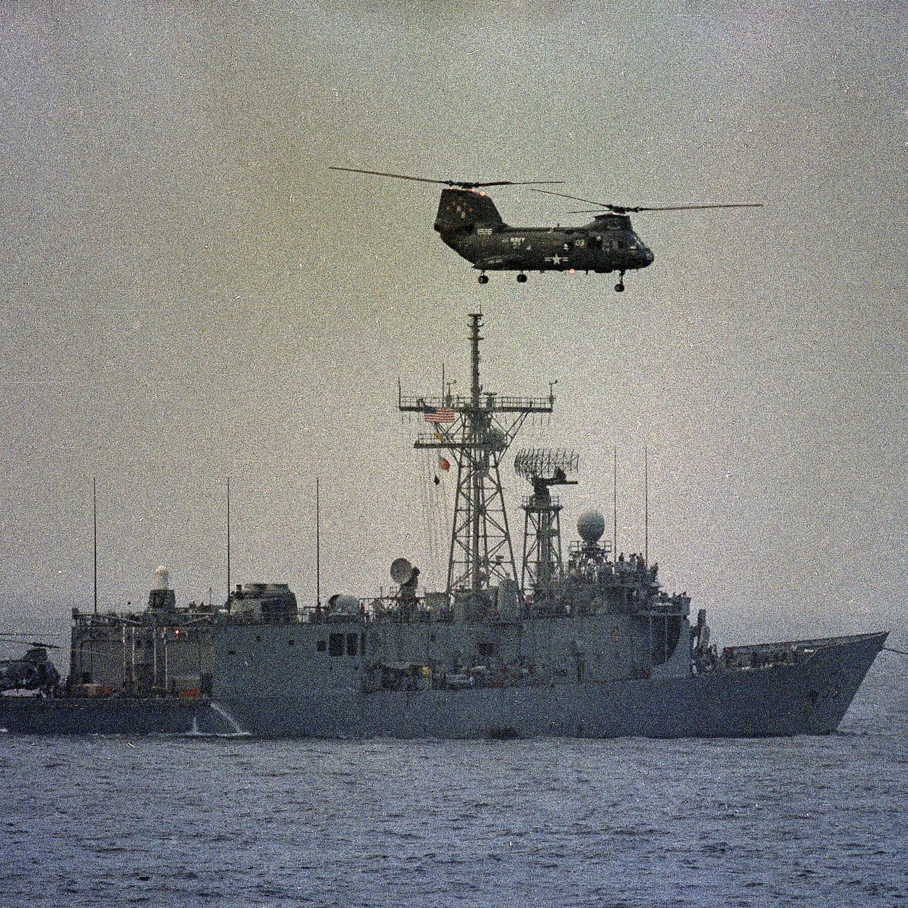 What Happened After a U.S. Warship Hit an Iranian Mine in 1988